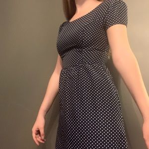 Mimi Chica dress XS navy blue and white